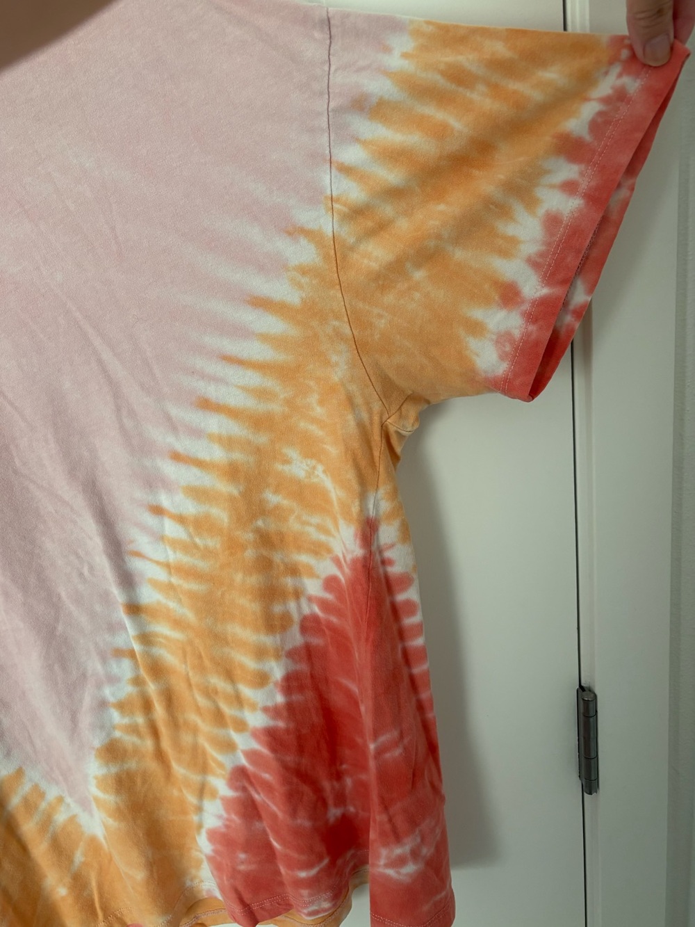 Grateful Dead Pink Orange Red Tie-Dye Short Sleeve Tee - Picture 6 of 8